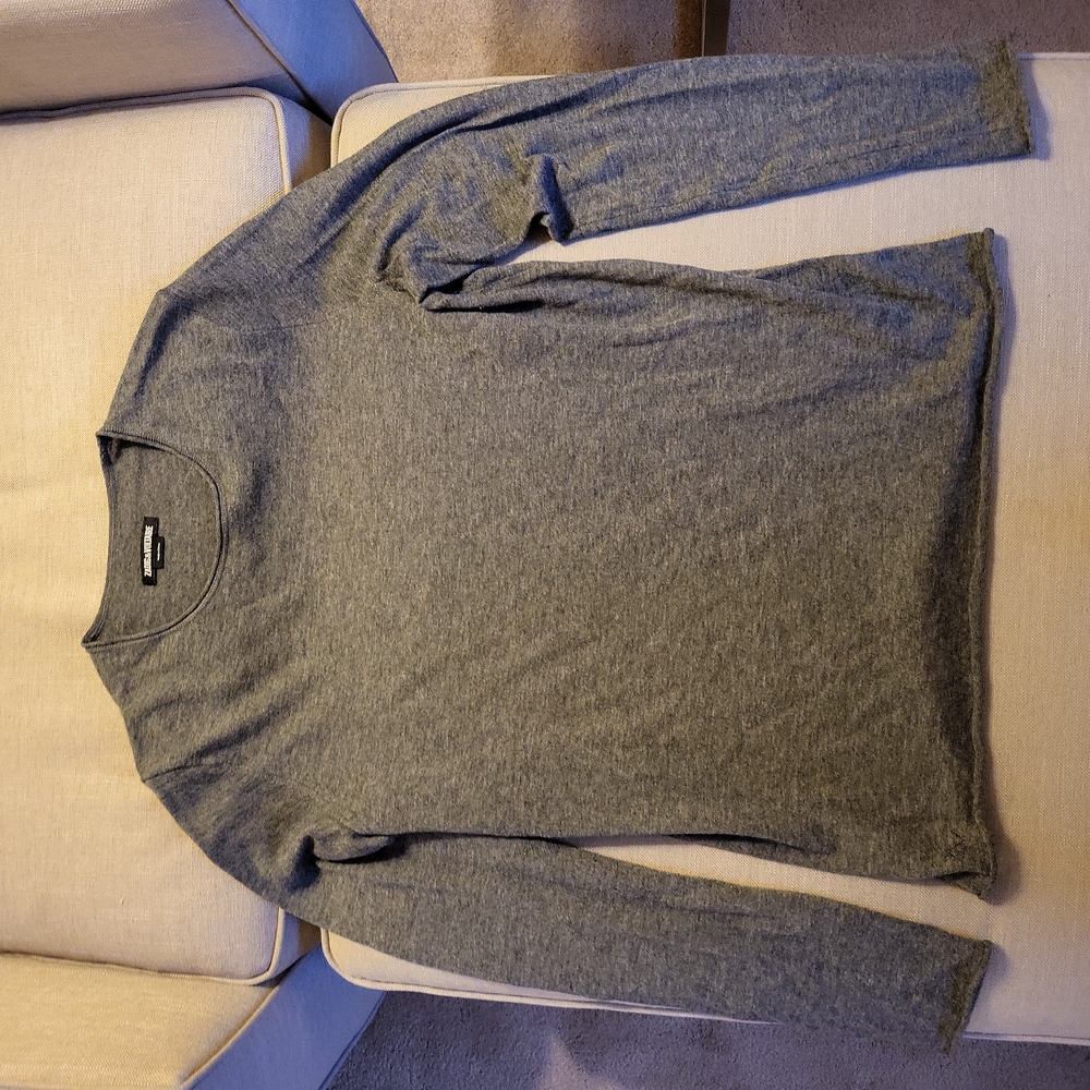 Zadig & Voltaire Grey Cashmere Sweater